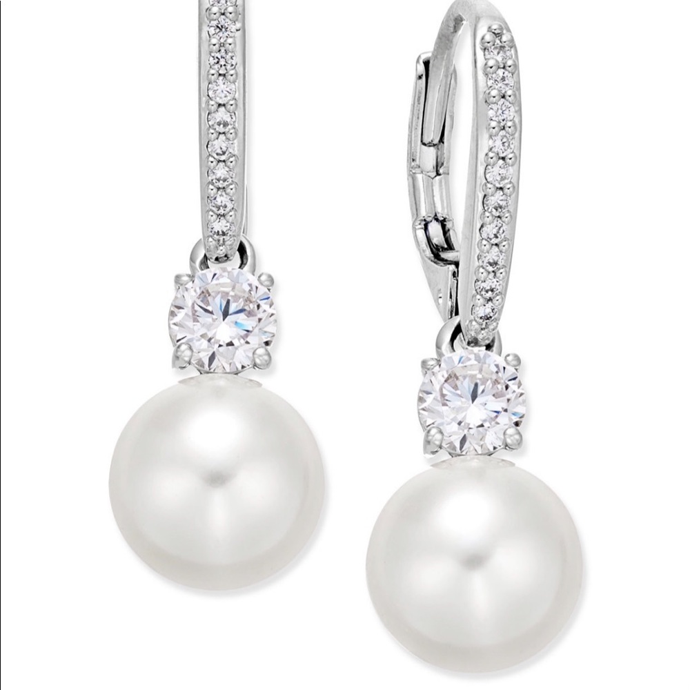 Eliot Danori Imitation Pearl Drop Earrings